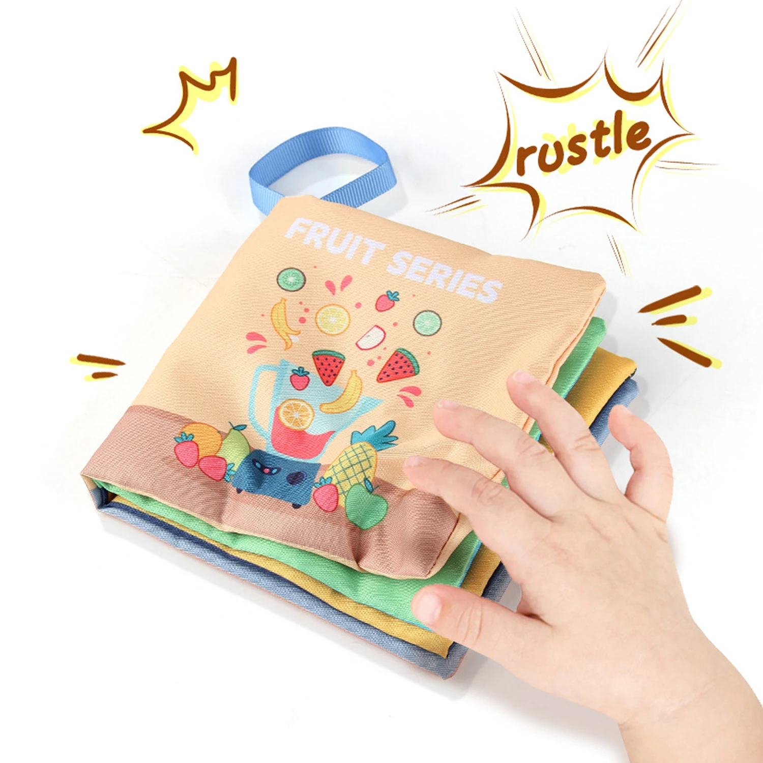 Soft Baby Books toys Montessori 3D Touch Feel High Contrast Cloth Book Sensory Early Learning games for kids Educational toys - Image 4