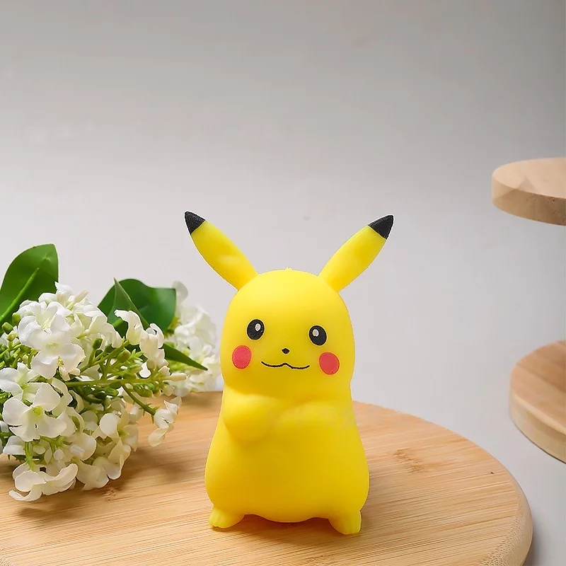 Soft Pikachu Gengar Jigglypuff Slow Rebound Stress Relief Toy Cute Kawaii Squeezing Doll Adult Stress Relief Gift - Image 6