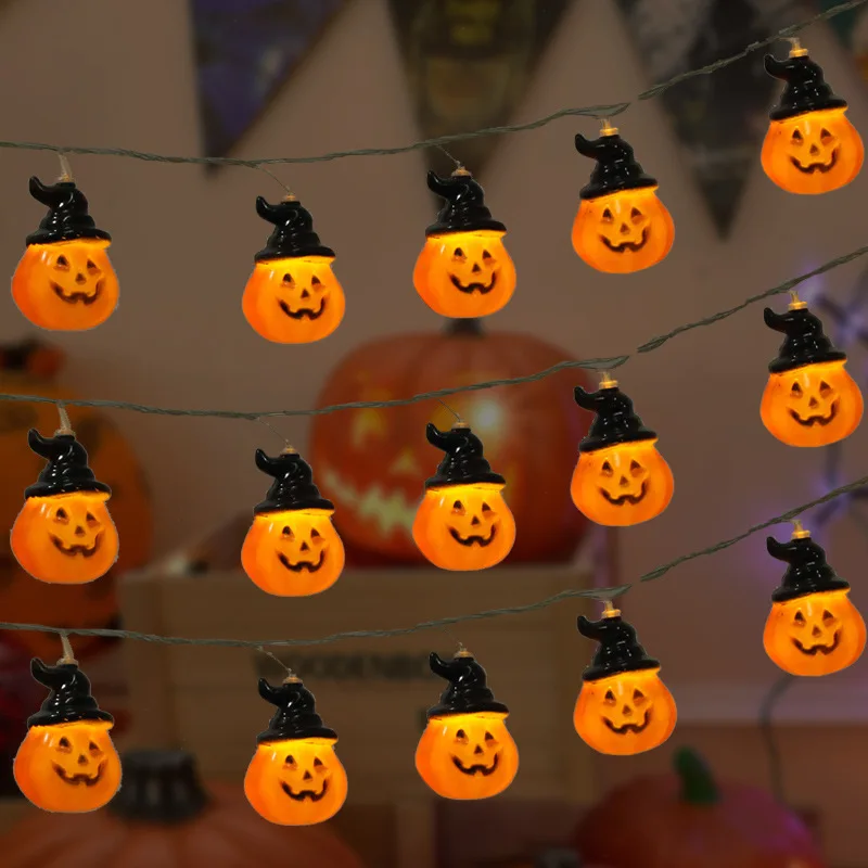 Solar Lights for Halloween Decorations Pumpkin Outdoor Spooky String Lights for Easter Garden Yard Decor - Image 5