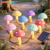 Solar Mushroom Light Garden Outdoor Decor 12 Heads Waterproof Mushroom Lamp Pathway Landscape Yard Halloween Xmas Sunlight