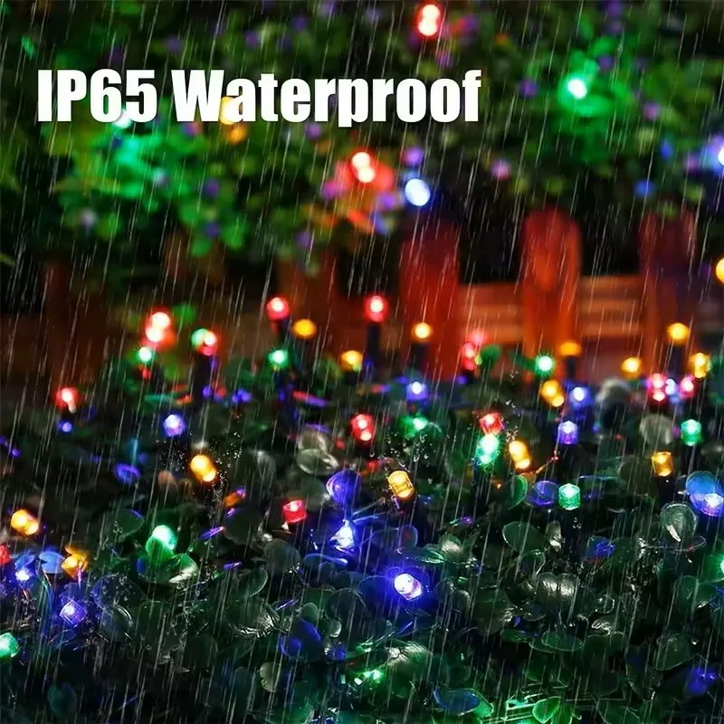 Solar Outdoor String Lights 50/100/200/300 LED Solar Waterproof Lights With 8 Lighting Mode Garland Lights For Tree Party Decor - Image 5