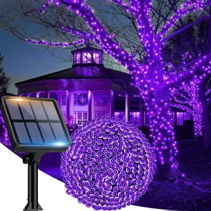 Solar String Light Fairy Garden Waterproof Outdoor Lamp 6V Garland For Halloween Christmas Xmas Holiday Party Home Decoration
