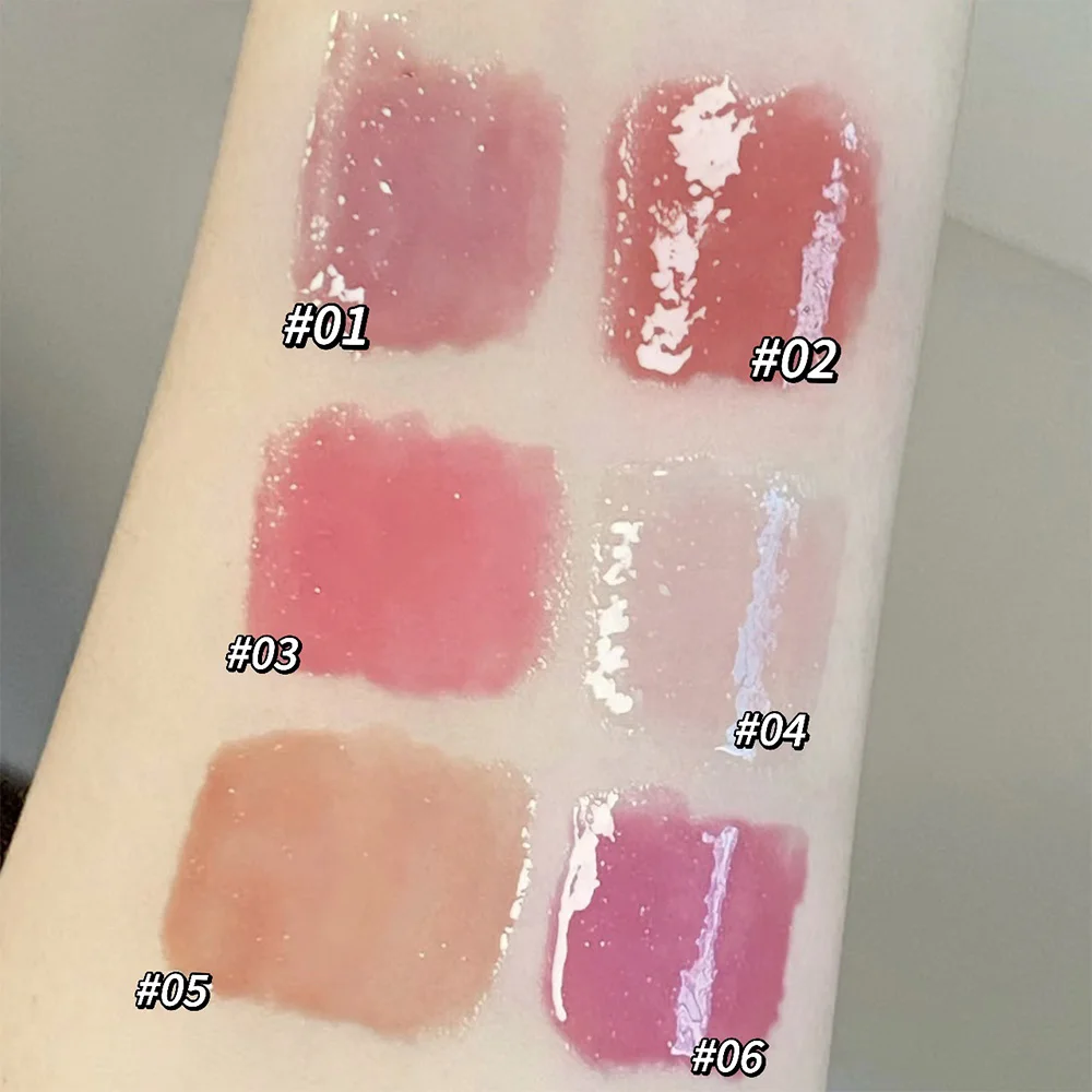 Solid Lip Gloss Gege Bear Garden Pink Rabbit Moisturizing Watery Colored Lip Balm Tender Lipstick Set - Image 4