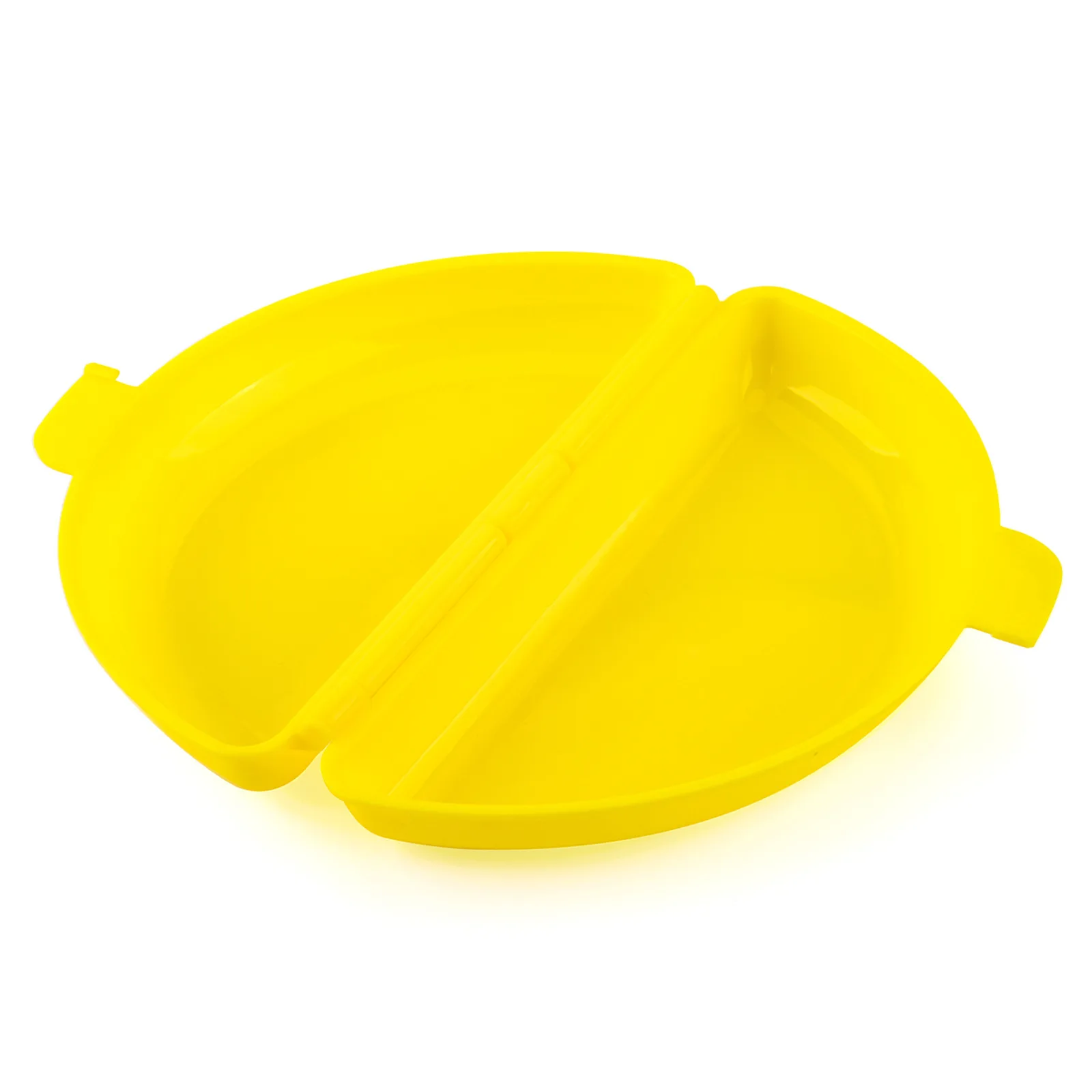 Spot Household Omelette Mold Plastic Microwave Oven Egg Steamer Semicircular Fried Meat Patty Omelette Egg Rice Box - Image 5