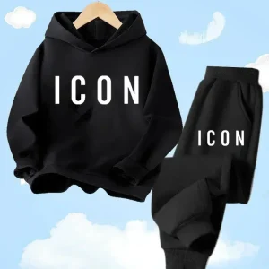 Spring Autumn New Fashion Kids Tracksuits 3-12 Years Boys and Girls Casual Sports Hoodie Tops+Pants 2PC Sets Children's Clothing