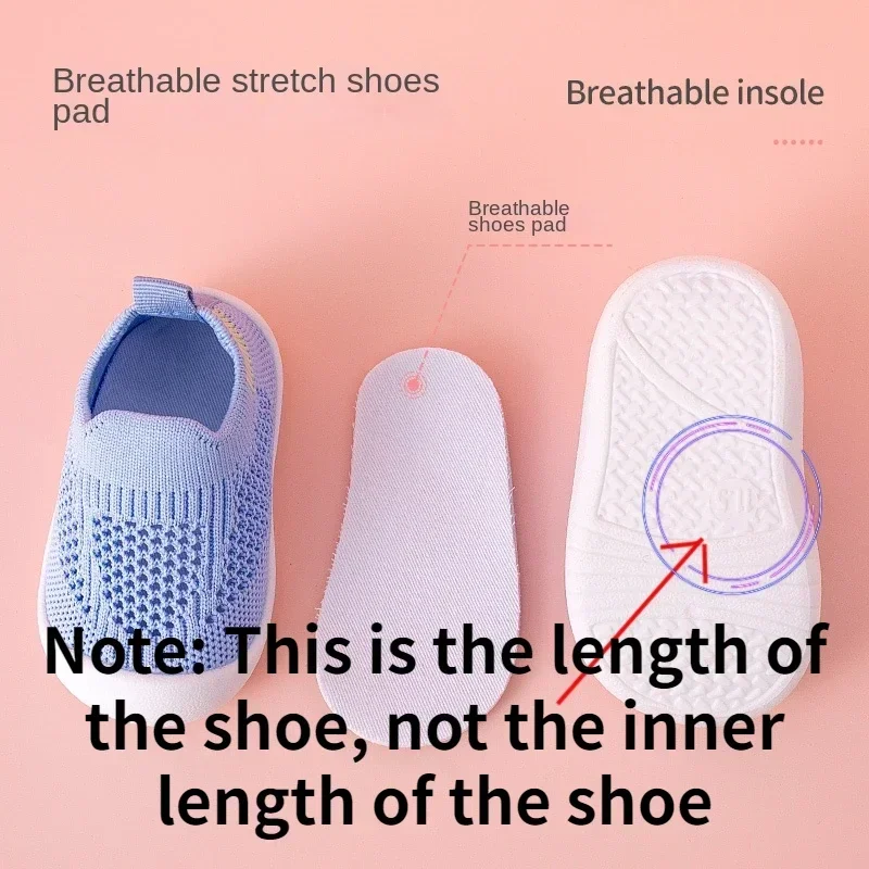 Spring Summer Toddler Shoes Breathable Knitted Kids Sneakers Boys Slip-on Tennis Shoes Girls Soft Non-slip School Casual Shoes - Image 5