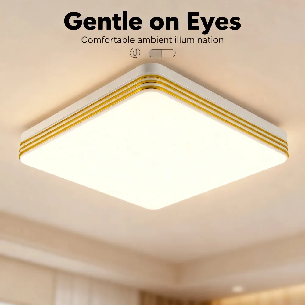 Square LED Ceiling Light 18W-48W Ceiling Panel Lamp Home Bedroom Kitchen Living Room Home Decor Lighting AC 110-220V