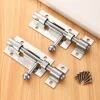 Stainless Steel Door Bolt Lock,Universal Old-Fashioned Thickened Door-Bolt,Solid Sliding Bolts Latch With Screws Home Hardware