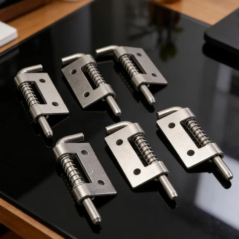 Stainless Steel Flat Spring Latch Pin Reusable Window Cabinet Door Hinges Door Bolt Latch Pin Furniture Hardware Tools Wholesale - Image 6
