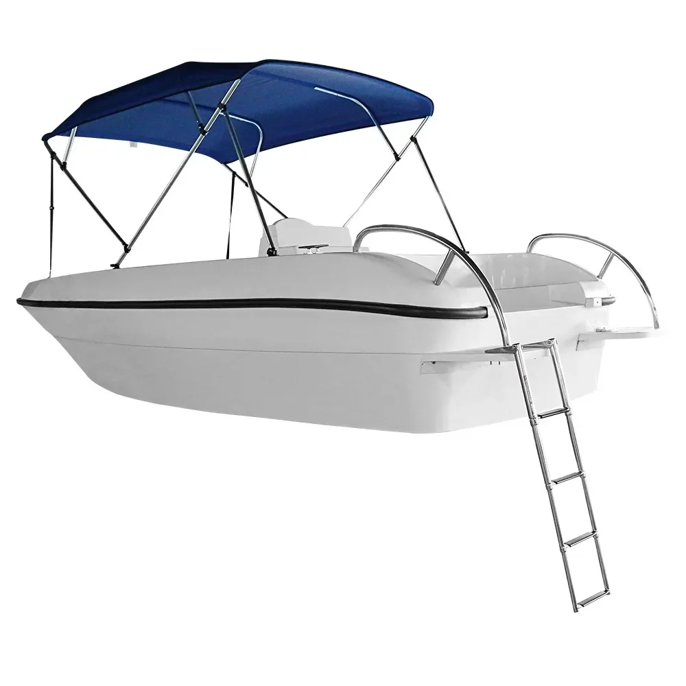 Stainless Steel Marine Ladder with Folding and Telescoping Features, Boat Accessories, 4 Step - Image 4