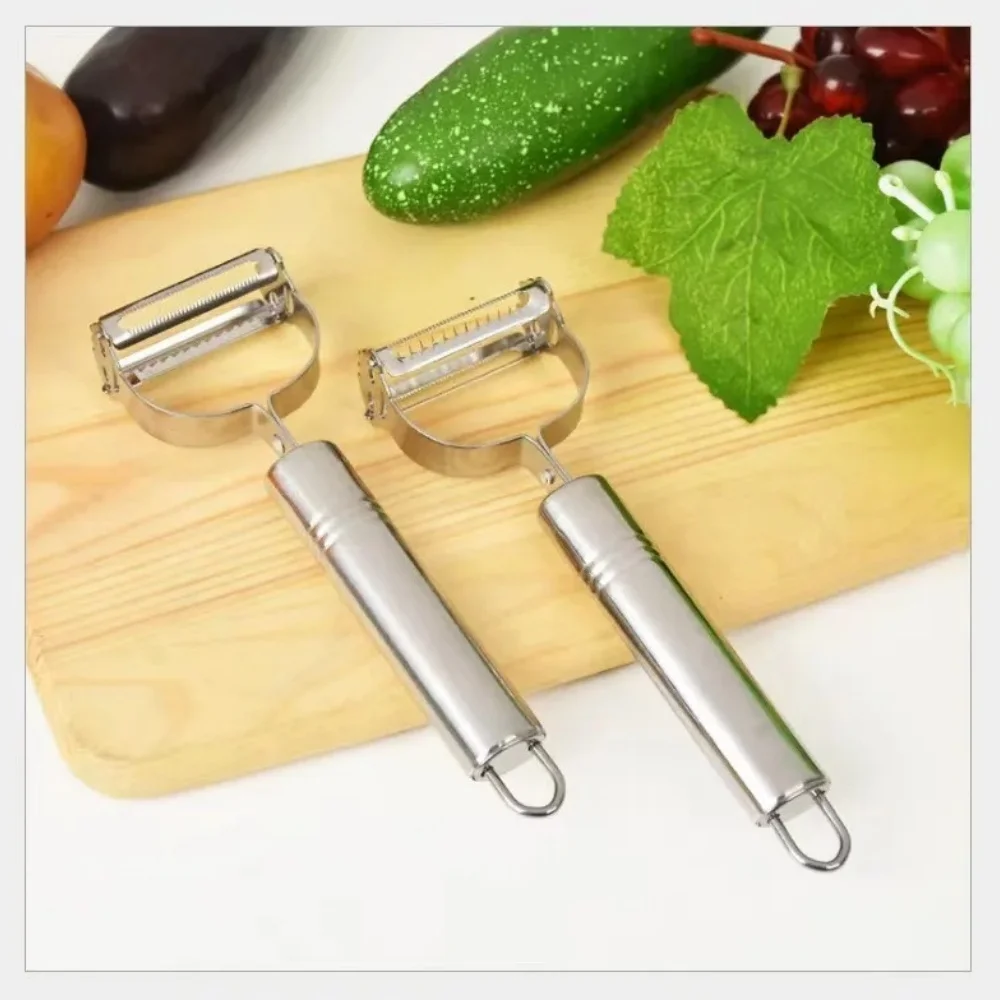 Stainless Steel Multi-function Vegetable Peeler Cucumber Carrot Fruit Cutter Julienne Peeler Potato Carrot Grater Kitchen Tool - Image 4