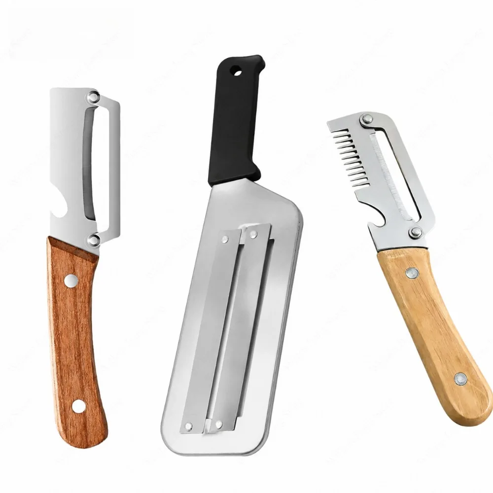Stainless Steel Paring Knife and Fruit Vegetable Peeler Ergonomic Non Slip Handle Multi Functional Kitchen Gadget for Cooking - Image 6