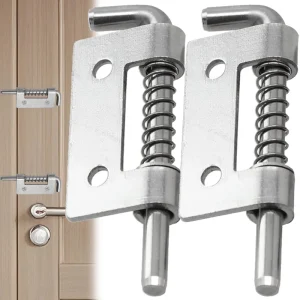 Stainless Steel Spring Loaded Latch Pin Barrel Lock Cabinet Door Bolts Fixing Latches Gate Shed Window Security Hinges Hardware