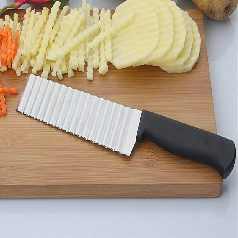 Stainless Steel Wavy French Fries Cutter Potato Slicer Vegetable Chopper Durable Kitchen Gadgets - Image 3
