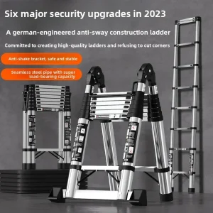 Stainless steel telescopic ladder straight ladder herringbone ladder portable lift laddersturdy and durablesturdy and durable
