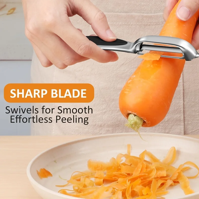 Stainless steel vertical peeler Sharp and smooth without jamming Potatoes / Apple / Cucumber - General Use - Image 5