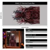 Static Cling Horror Glass Window Sticker Spooky Horror Ghost Woman Window Decals Window Display Blood Handprint