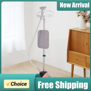 Steamer for Clothes 2000W Standing Vertical Clothes Steamer Flat and Hanging Ironing Clothing Steamer for Home UK Plug
