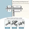Sturdy Stainless Steel Door Latch Solid Sliding Bolts Latch Hasp Home Hardware Gate Safety Toilet Door Lock