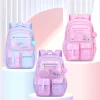 Stylish Cute School Bag Portable Multilayers Waterproof Large Capacity Light Weight School Bag For Children Preschool Books Bag