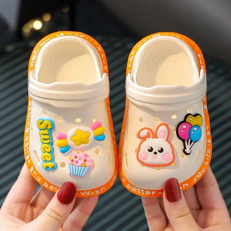Summer Children Garden Slippers Shoes Boys&Girls Beach Sandal Kids Lightweight Breathable Cute Cartoon Slip Baby Slippers - Image 4