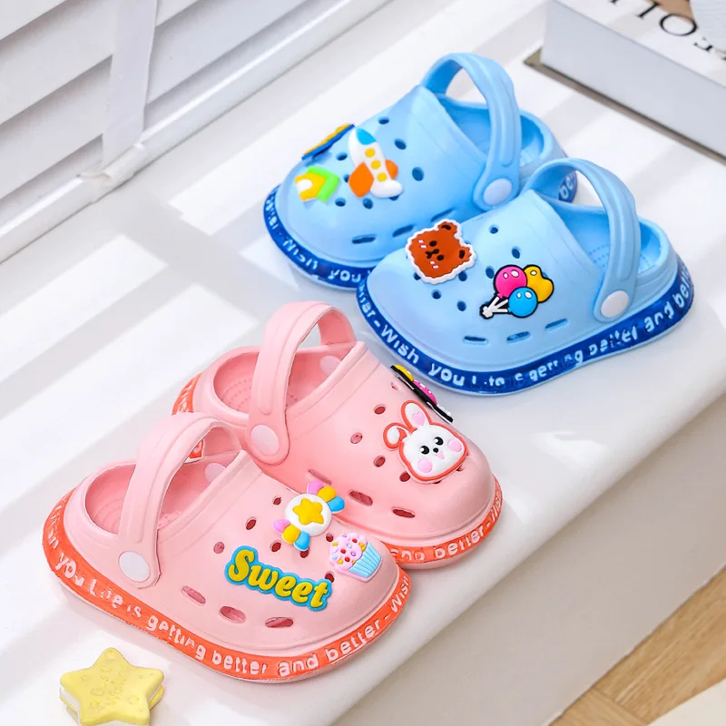 Summer Children Garden Slippers Shoes Boys&Girls Beach Sandal Kids Lightweight Breathable Cute Cartoon Slip Baby Slippers - Image 5
