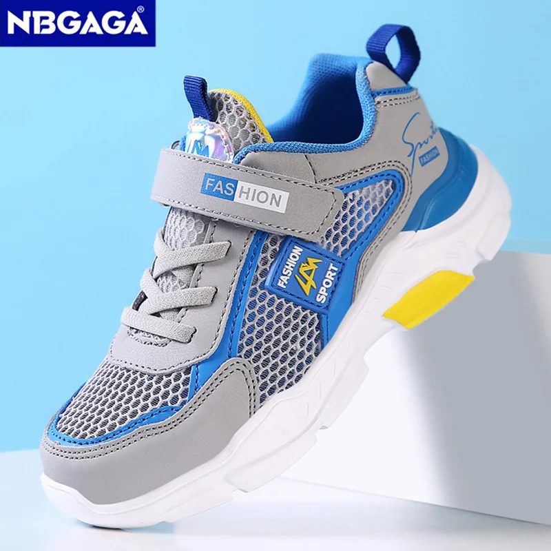 Summer Single Net Breathable Boys Sport Shoes Children Sneakers Rubber Leisure Trainers Casual Kids Sneakers - Image 2
