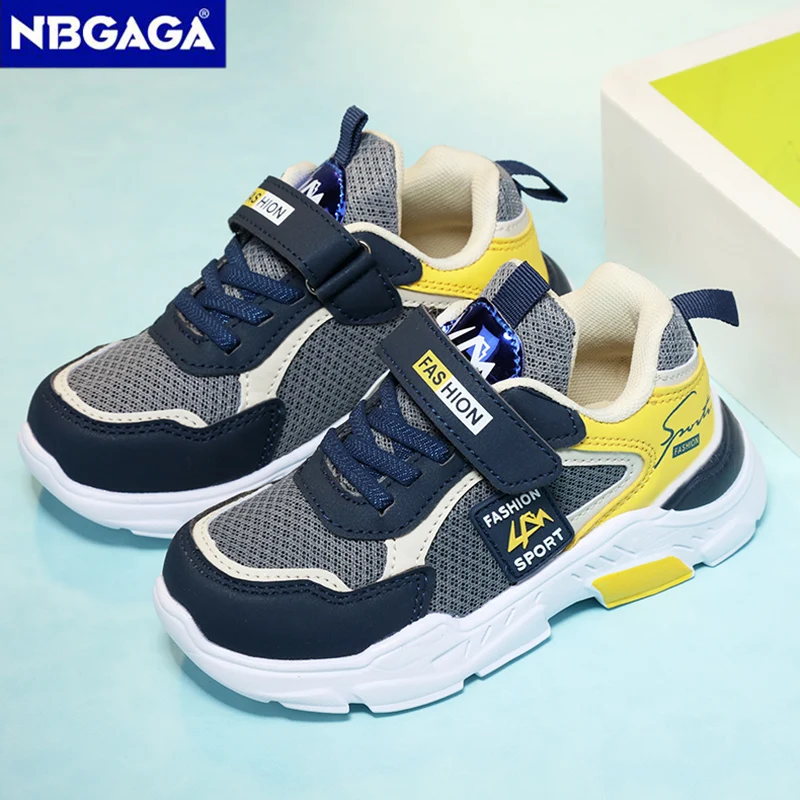 Summer Single Net Breathable Boys Sport Shoes Children Sneakers Rubber Leisure Trainers Casual Kids Sneakers - Image 4