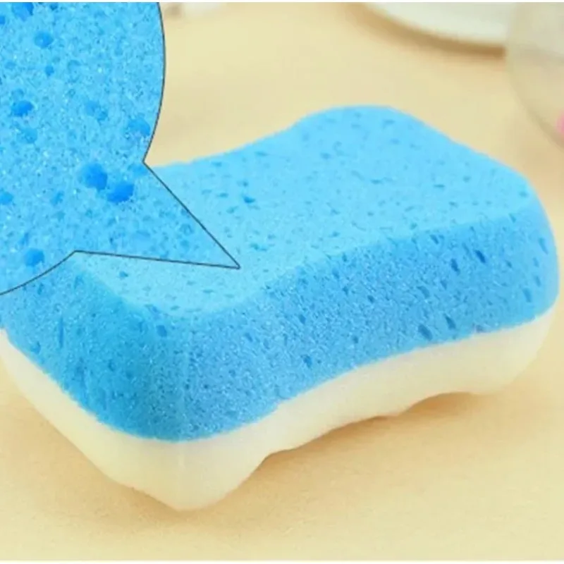 Summer Soft Bristle Exfoliating Body Sponge Gentle Skin Polish Massage Tool for Shower Bath & Body Care Essentials - Image 2