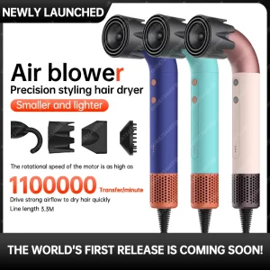 Super Hair Dryer Leafless Hair dryer Personal Hair Care Styling Negative Ion Tool Constant Anion Electric Hair Dryer For Dyson