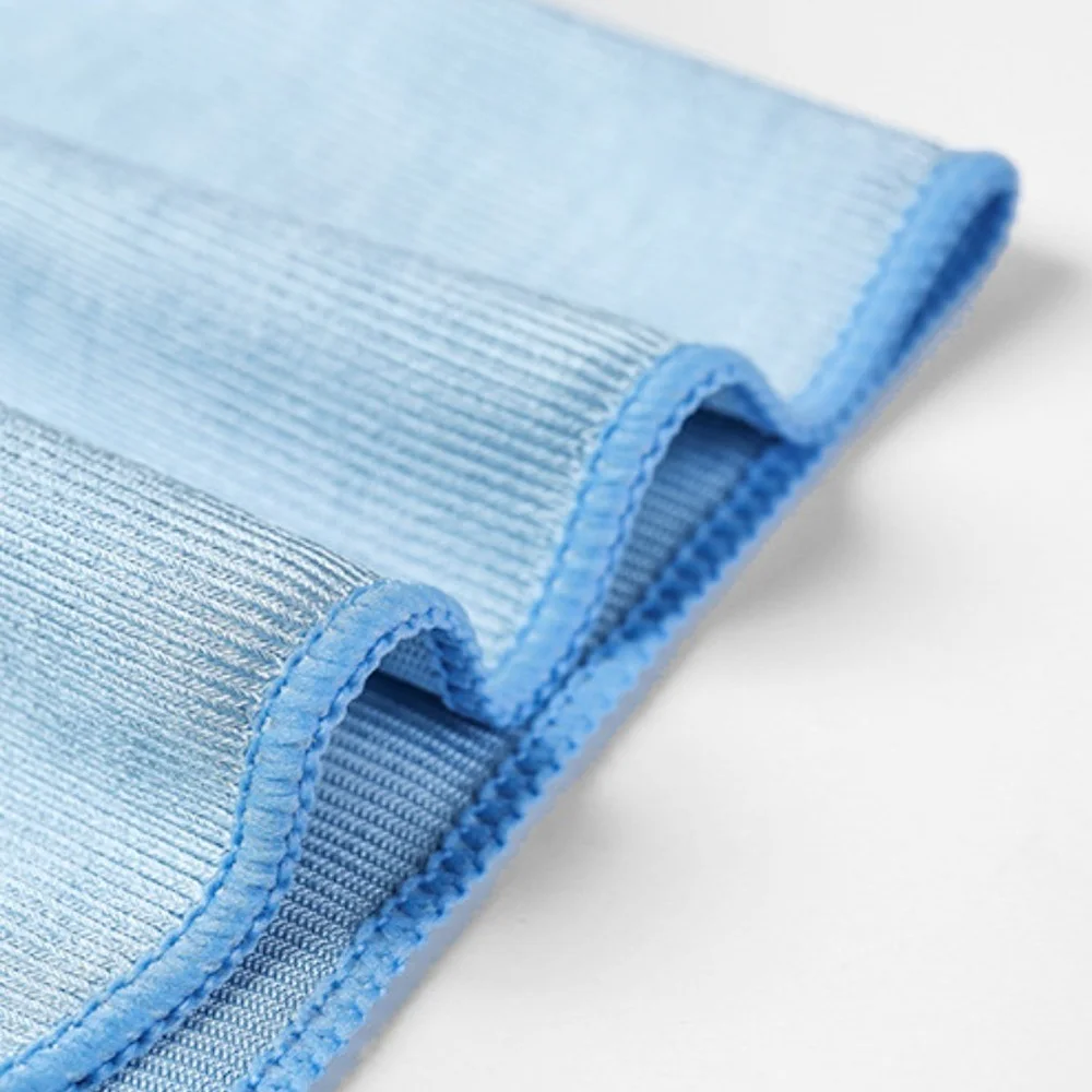 Super Microfiber Cloth Cleaning Towel For Glass Water Absorbable No Trace Washing Dishcloth Car Window Rag Kitchen Wipes Tools - Image 5