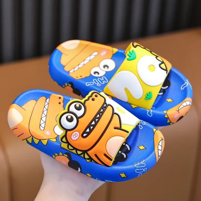 Surprise Dinosaur kid Slippers Boy Girl shoe Cute Cartoon Home Indoor Slippers kid shoe Fashion Casual Non-Slip Bathroom Shoe 슬리 - Image 4
