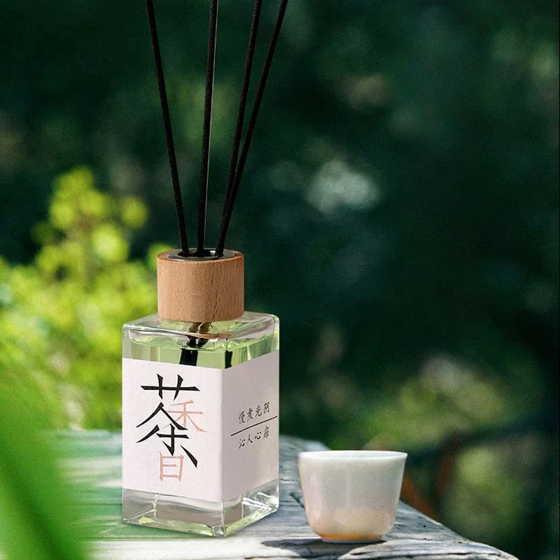 Tea Fragrance Fire-free Aromatherapy Indoor Long-lasting Wardrobe Fire-free Essential Oil Ornaments for Home - Image 2