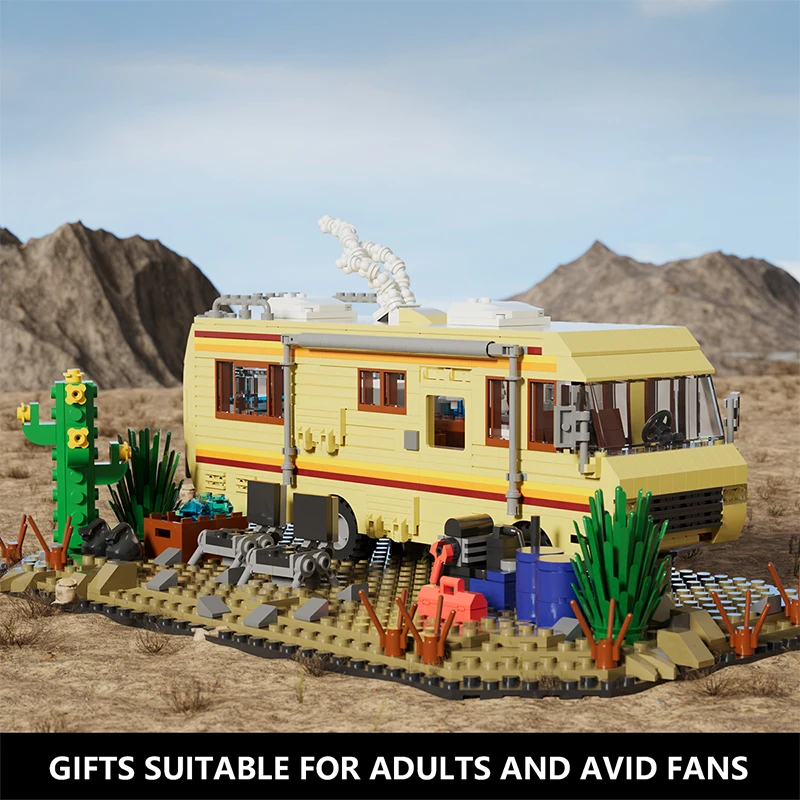 Technical Breaking Bad RV Adventure Camper Bus Car Model Building Blocks Fit Car Vehicle Assemble Bricks Toys For Avid Fans - Image 2