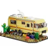 Technical Breaking Bad RV Adventure Camper Bus Car Model Building Blocks Fit Car Vehicle Assemble Bricks Toys For Avid Fans