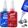 Tightener 243 271 Threadlocker (Equivalent to Loctite) Anaerobic Adhesive Sealant Medium-to-High Strength, Oil-Resistant, High-Temperature Resistant, Blue, Removable
