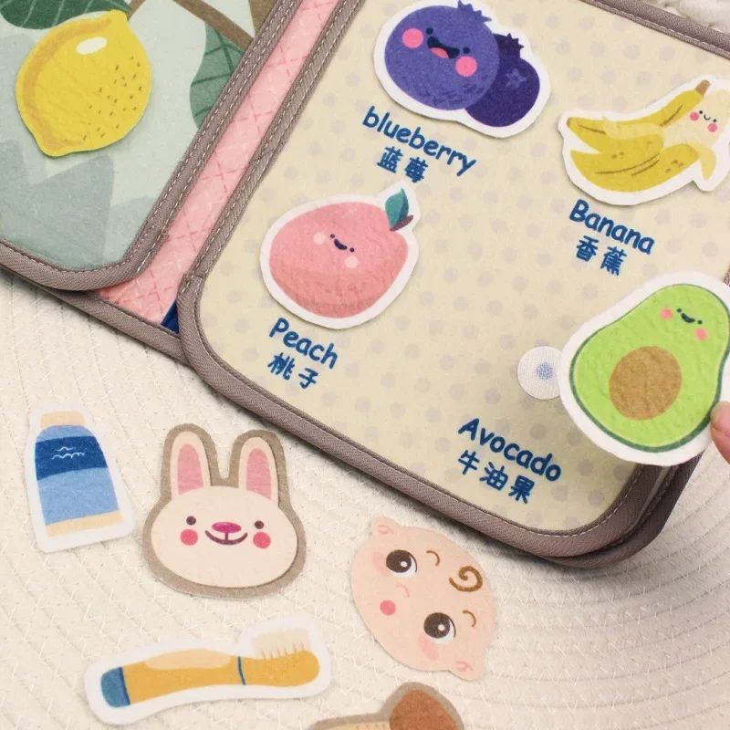 Toddlers Montessori Busy Book 3D Baby Story Cloth Activities Book Board Preschool Learning Education Travel Toys for Story Book - Image 3