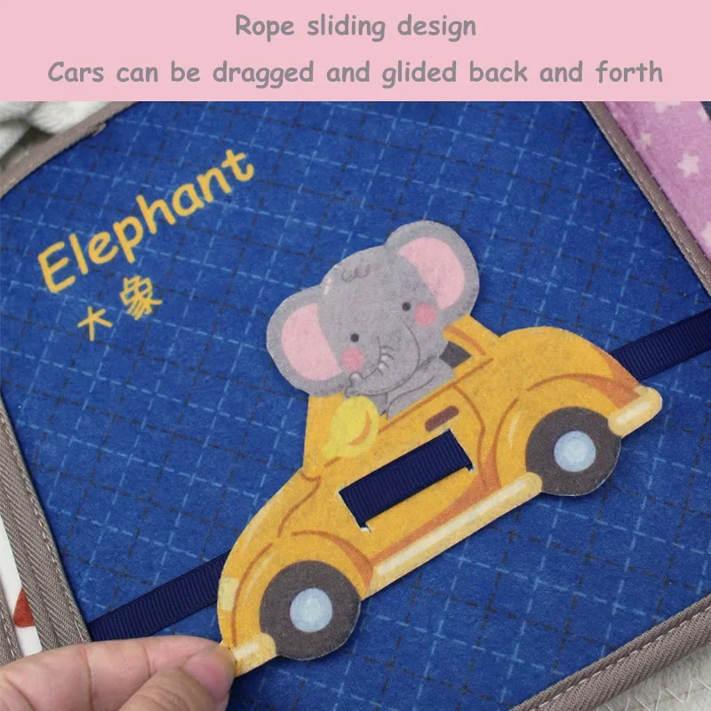 Toddlers Montessori Busy Book 3D Baby Story Cloth Activities Book Board Preschool Learning Education Travel Toys for Story Book - Image 4