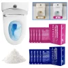 Toilet Cleaner Fizz Clean Toilet Cleaner Foam Toilet Foaming Cleaner Powder Non-Contact Cleaner, Anti-Limescale Foaming Toi Q1C7