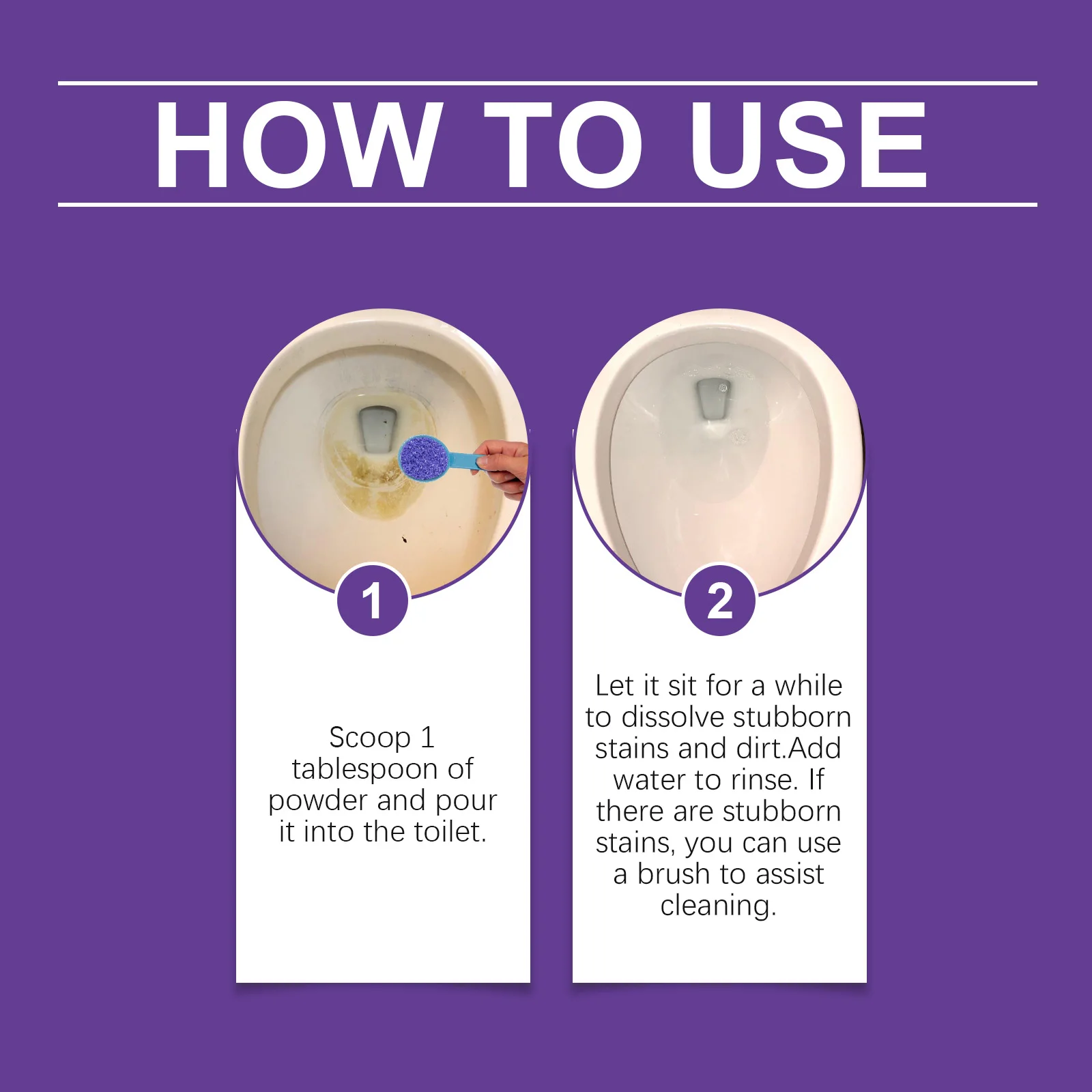 Toilet Descaling Powder Effectively Remove Stubborn Urinary Scale Eliminate Odor Long Lasting Freshness Household Toilet Cleaner - Image 6