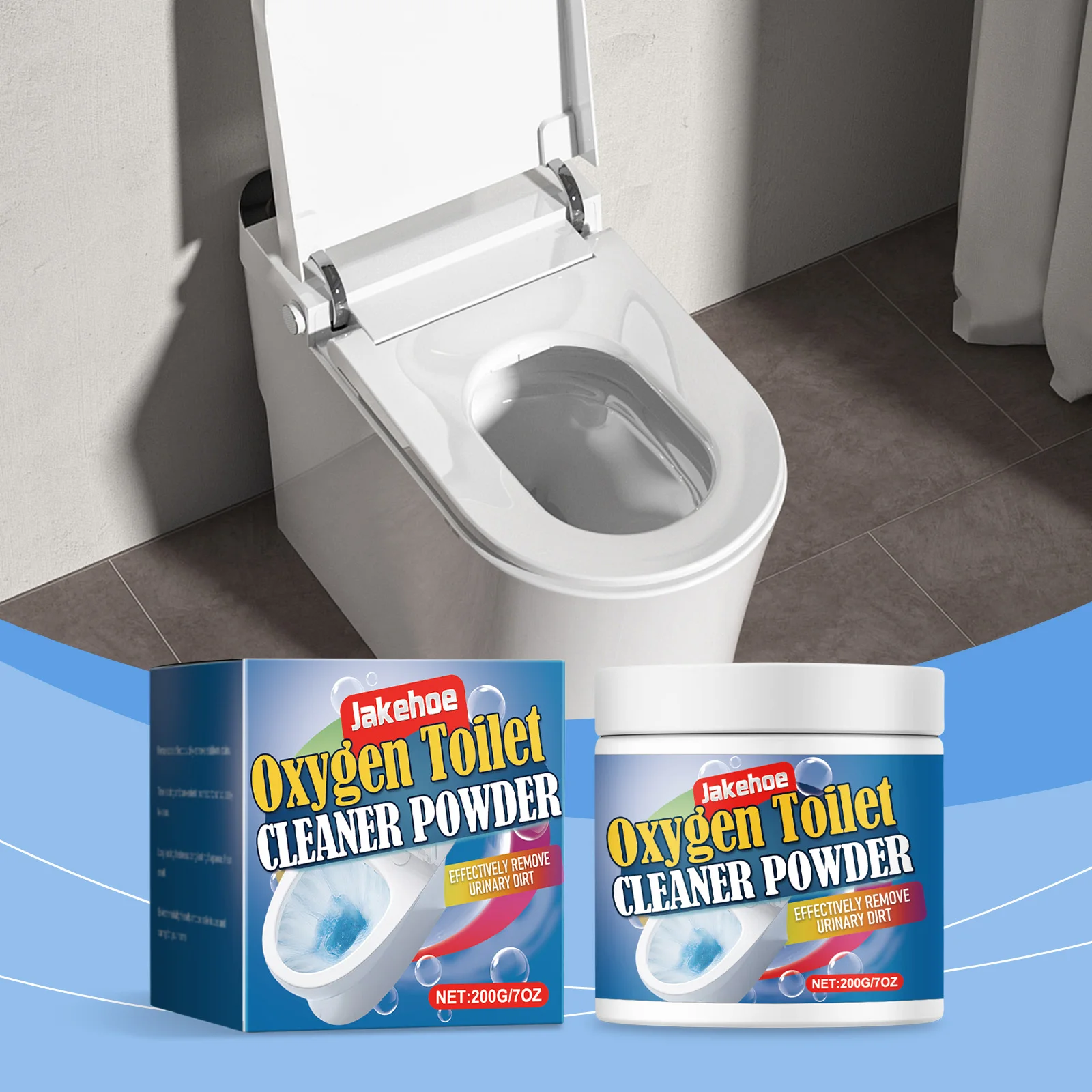 Toilet Foam Cleaning Powder - Fast-Foaming Toilet Cleaner for Easy Stain Removal & Hygiene Maintenance - Image 2