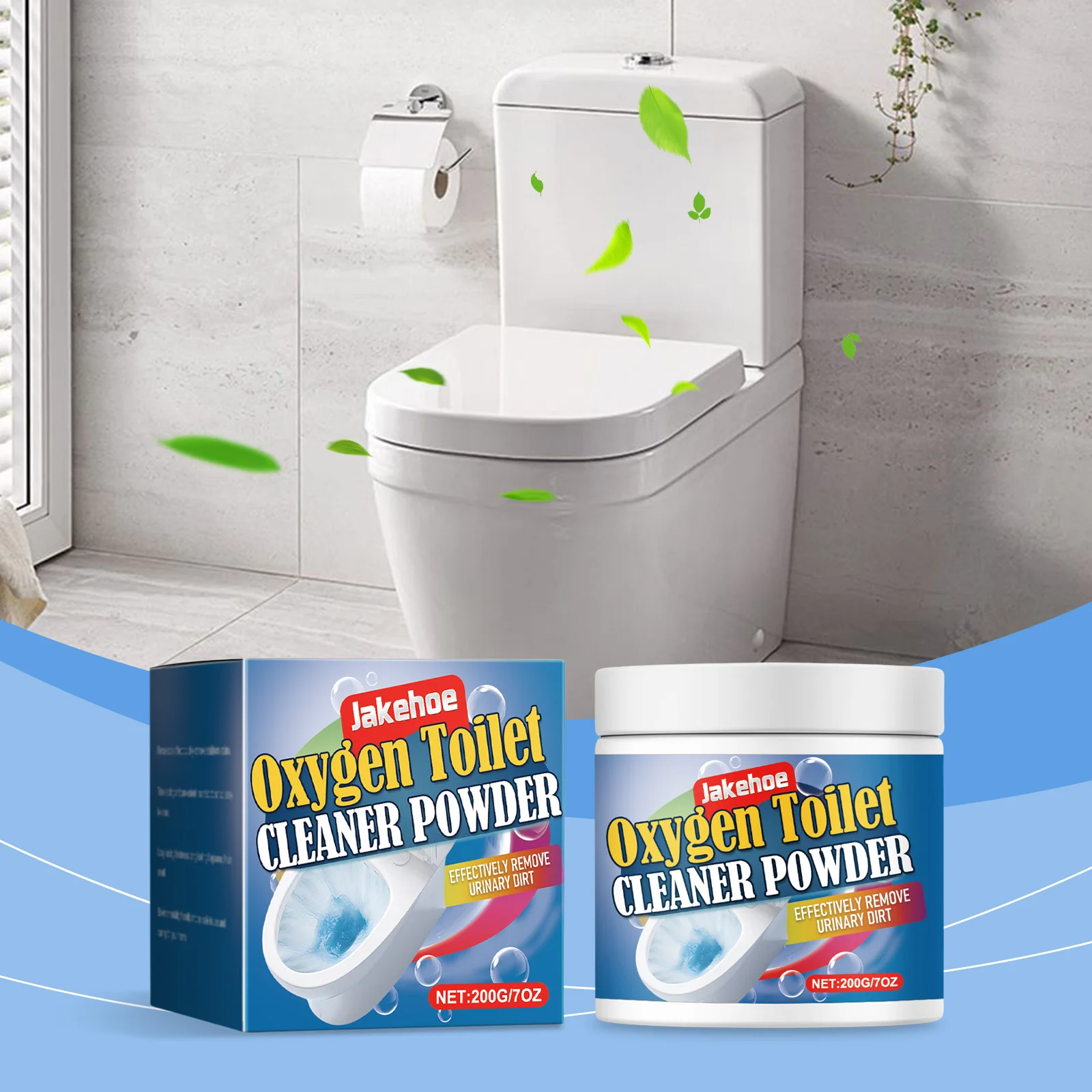 Toilet Foam Cleaning Powder - Fast-Foaming Toilet Cleaner for Easy Stain Removal & Hygiene Maintenance