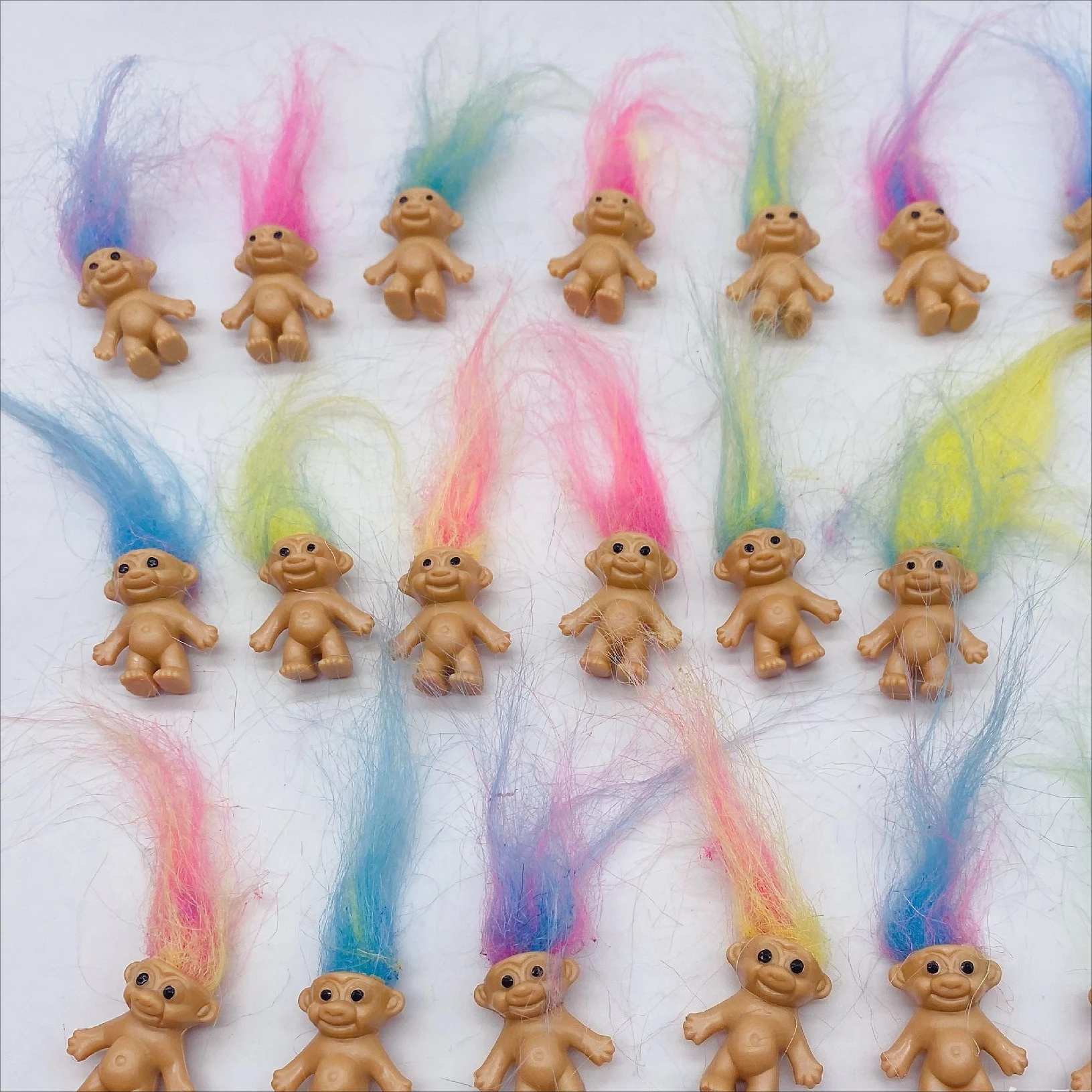 Troll Dolls, Vintage Trolls Lucky Doll Figures, Chromatic Adorable Cute Little Guys Collection, Party Favors,Christmas,Halloween - Image 4
