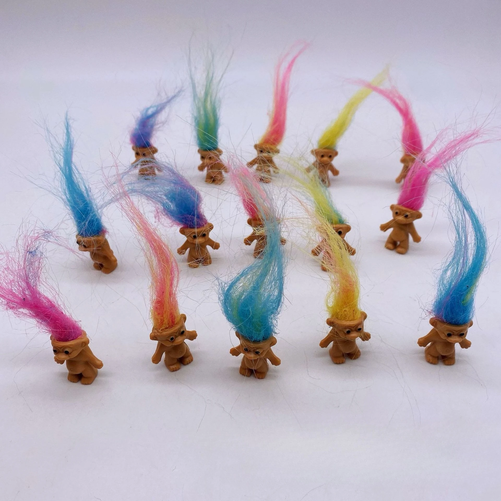 Troll Dolls, Vintage Trolls Lucky Doll Figures, Chromatic Adorable Cute Little Guys Collection, Party Favors,Christmas,Halloween - Image 5