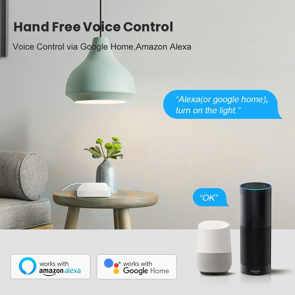Tuya Smart Life Multi-mode Gateway Smart Home Automation Hub ZigBee WiFi Bridge Bluetooth Mesh Voice Control for Alexa Google - Image 3