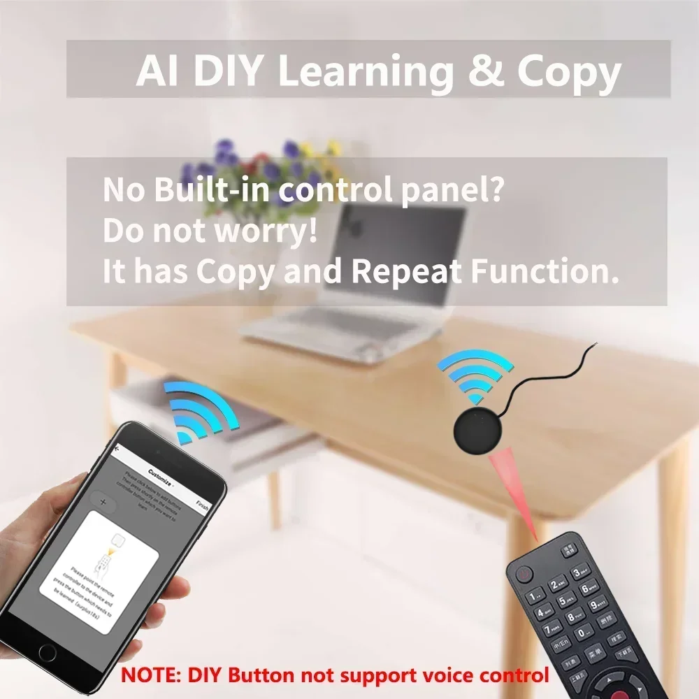 Tuya WiFi Smart IR Remote Control Smart Life APP Replace TV DVD AUD AC Remote Works with Alexa Google Home - Image 6