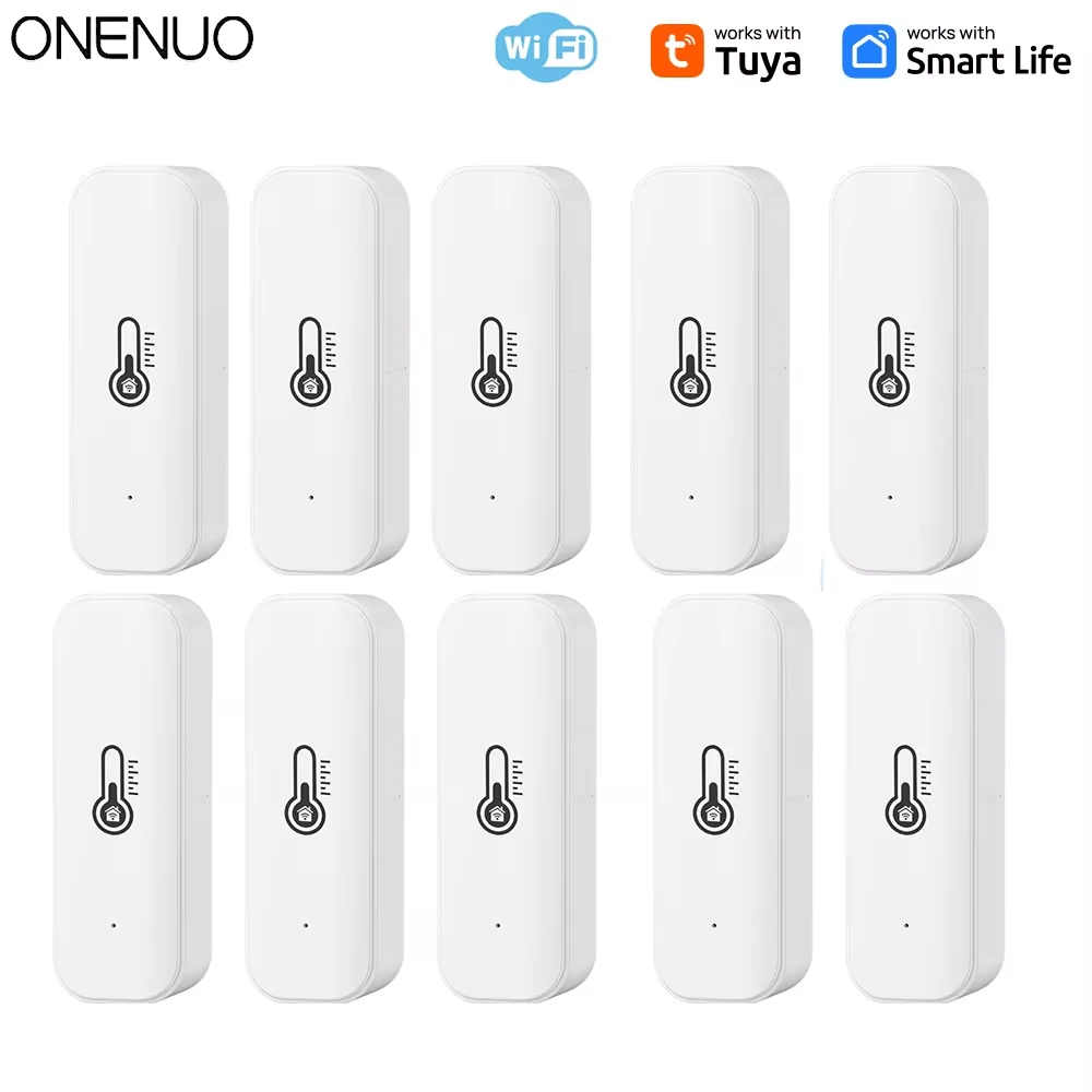 Tuya WiFi Temperature Humidity Sensor Smart Life Remote Monitor For Smart Home Work with Alexa Google Assistant
