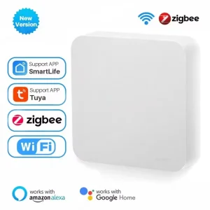 Tuya Zigbee 3.0 Gateway Hub Smart Home Wireless Bridge Smart Life APP Remote Control Automation Device Works with Alexa Google