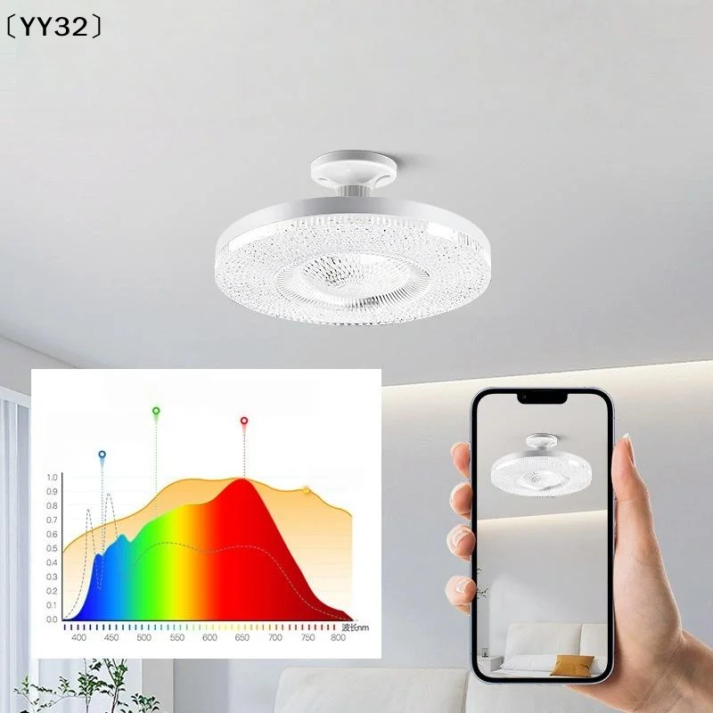UFO Ceiling Lamp Crystal E27 Bulb LED Eye Protection Energy Savings Home Fashion Round Super Bright LED Chandelier Bulbs〔YY32〕 - Image 2