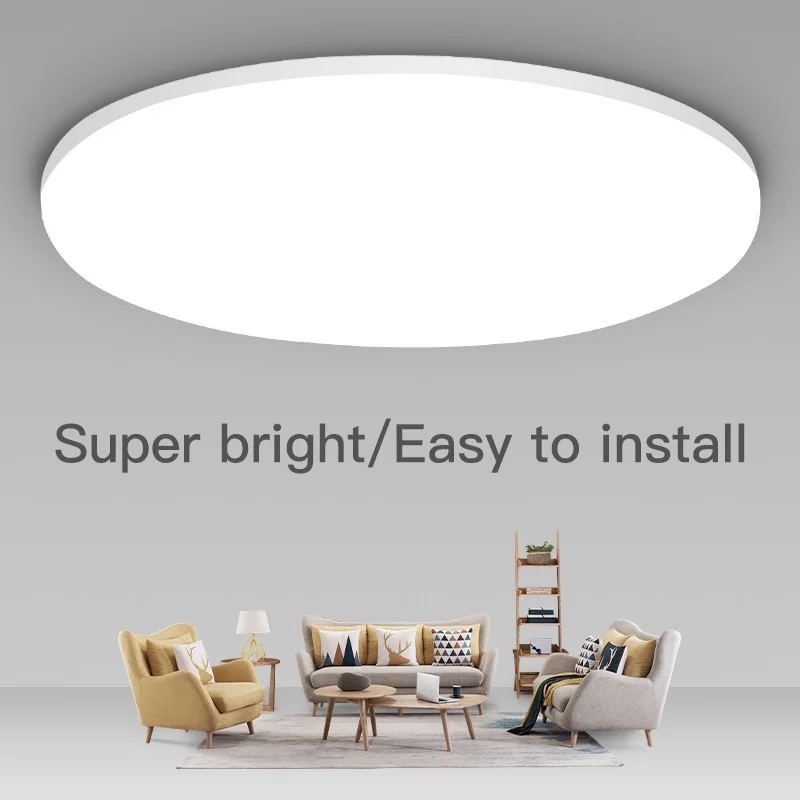 Ultra Thin Led Ceiling Lamp Modern Panel Ceiling Lights Indoor Lighting 15W 20W 30W 50W Led Lamp For Living Room Kitchen Bedroom - Image 2
